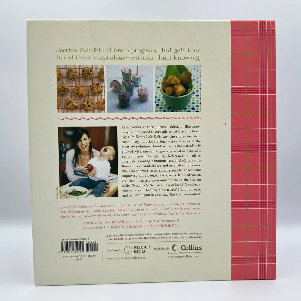 Deceptively Delicious Seinfeld 2007 Spiral Hardcover‎ HarperCollins Kids Cooking